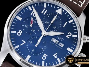 IWC0320 - 3777 Pilot Chrono SSLE Blue Le Petit V2 ZF A7750 - 06.jpg